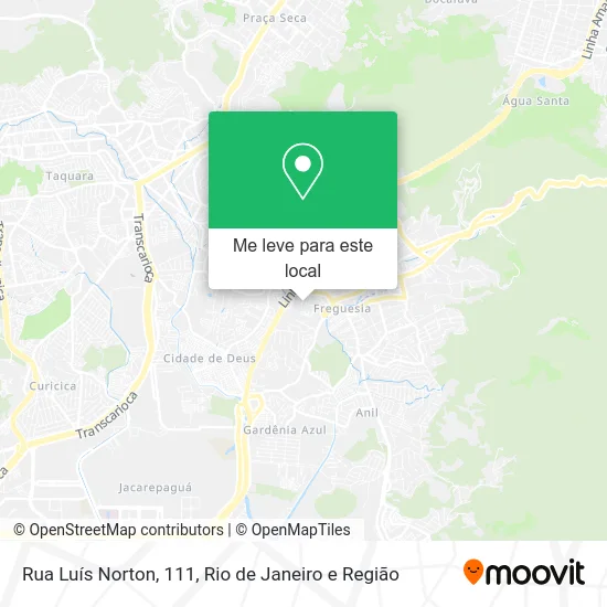 Rua Luís Norton, 111 mapa