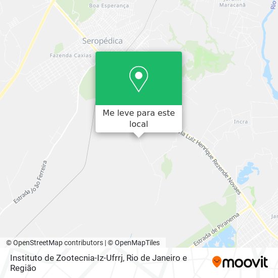 Instituto de Zootecnia-Iz-Ufrrj mapa