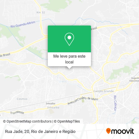 Rua Jade, 20 mapa