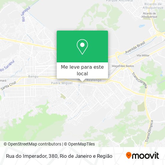 Rua do Imperador, 380 mapa