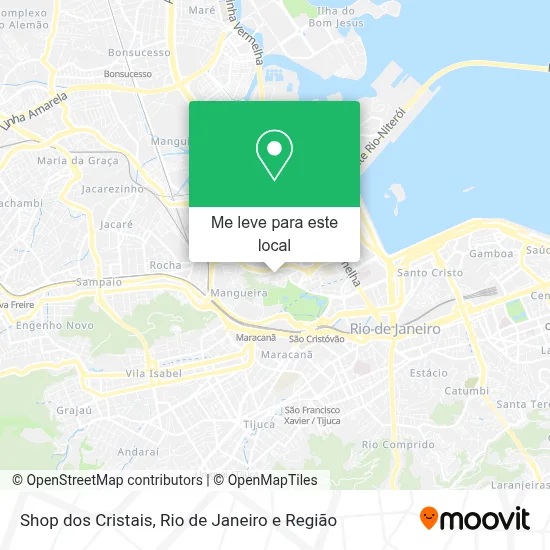 Shop dos Cristais mapa