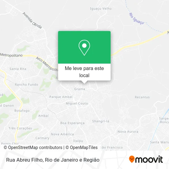 Rua Abreu Filho mapa