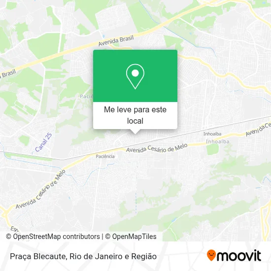 Praça Blecaute mapa