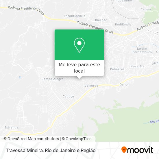 Travessa Mineira mapa