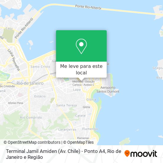 Terminal Jamil Amiden (Av. Chile) - Ponto A4 mapa