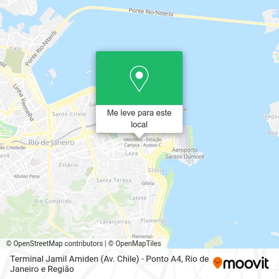 Terminal Jamil Amiden (Av. Chile) - Ponto A4 mapa