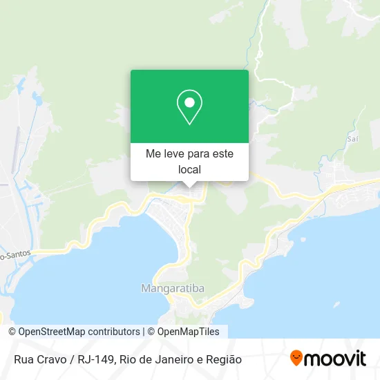 Rua Cravo / RJ-149 mapa