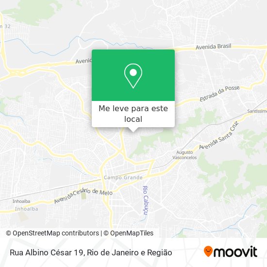 Rua Albino César 19 mapa