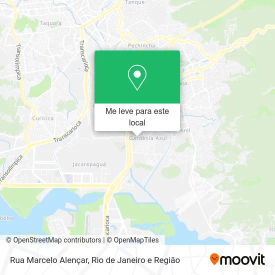 Rua Marcelo Alençar mapa