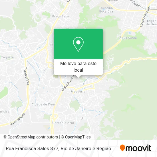 Rua Francisca Sáles 877 mapa