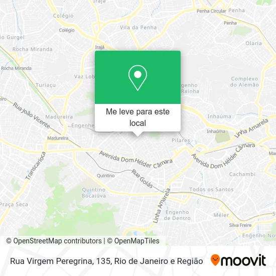 Rua Virgem Peregrina, 135 mapa