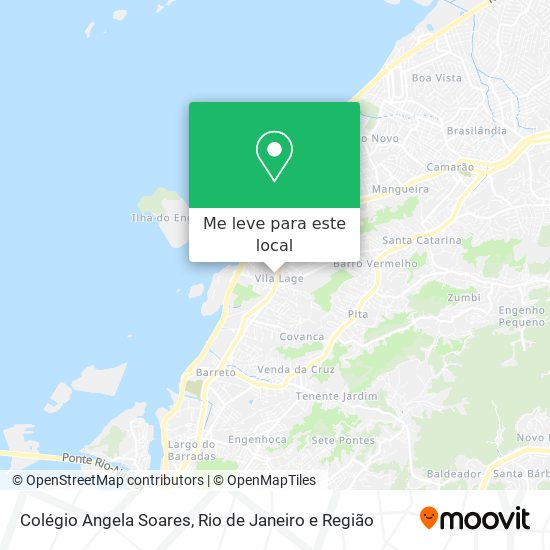Colégio Angela Soares mapa