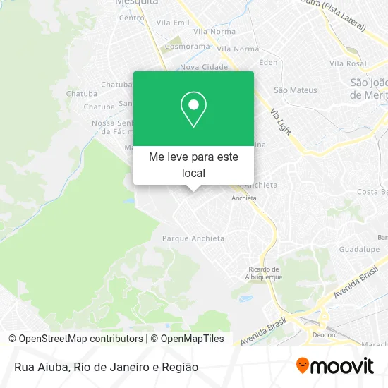 Rua Aiuba mapa