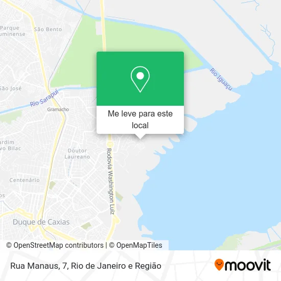 Rua Manaus, 7 mapa