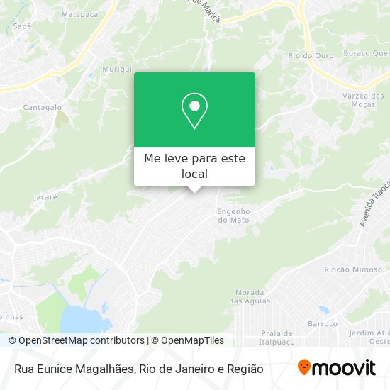 Rua Eunice Magalhães mapa