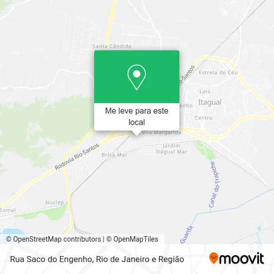 Rua Saco do Engenho mapa