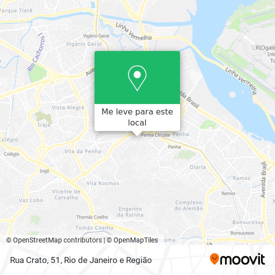 Rua Crato, 51 mapa