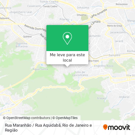 Rua Maranhão / Rua Aquidabã mapa
