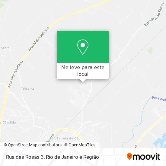 Rua das Rosas 3 mapa