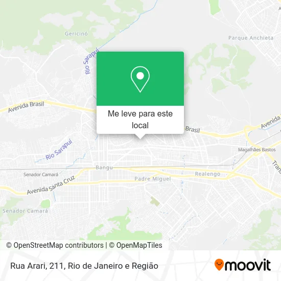 Rua Arari, 211 mapa