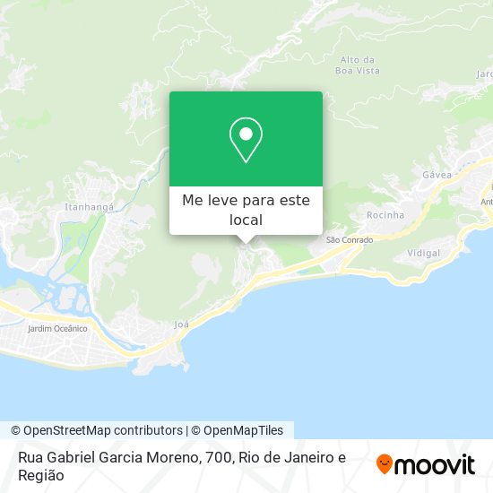Rua Gabriel Garcia Moreno, 700 mapa