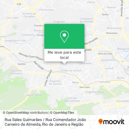 Rua Sales Guimarães / Rua Comendador João Carneiro de Almeida mapa