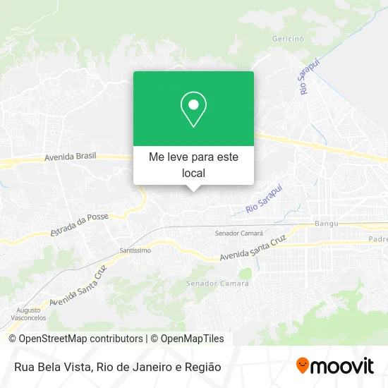 Rua Bela Vista mapa
