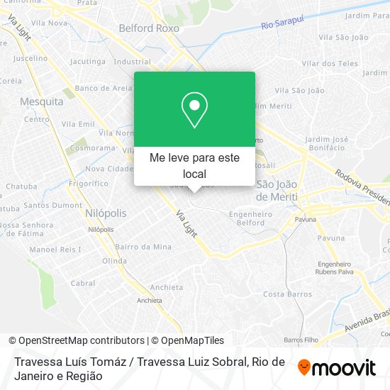 Travessa Luís Tomáz / Travessa Luiz Sobral mapa