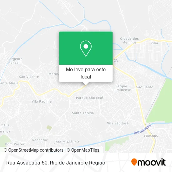 Rua Assapaba 50 mapa