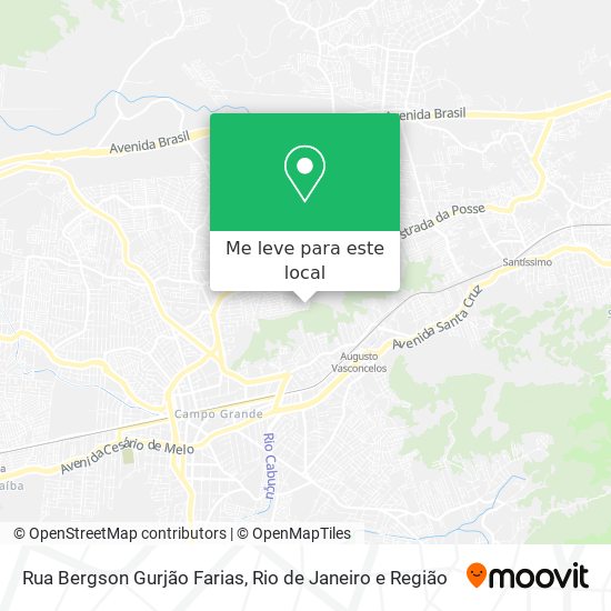 Rua Bergson Gurjão Farias mapa