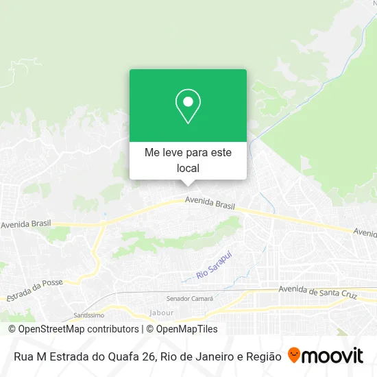 Rua M Estrada do Quafa 26 mapa