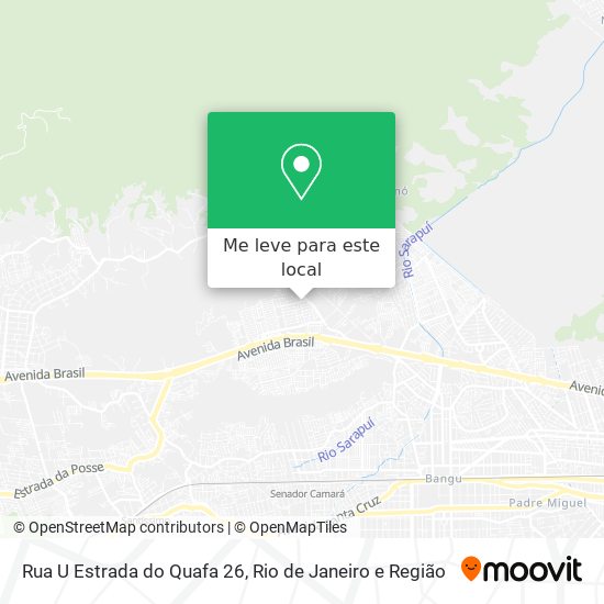 Rua U Estrada do Quafa 26 mapa