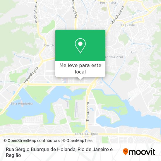 Rua Sérgio Buarque de Holanda mapa