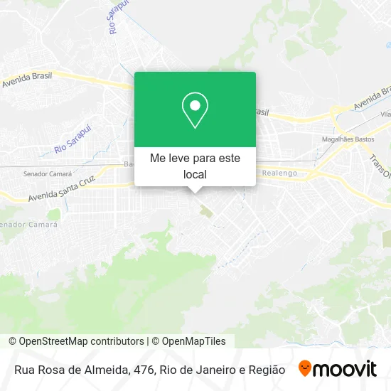 Rua Rosa de Almeida, 476 mapa