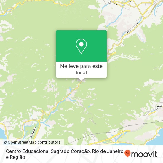 Centro Educacional Sagrado Coração mapa