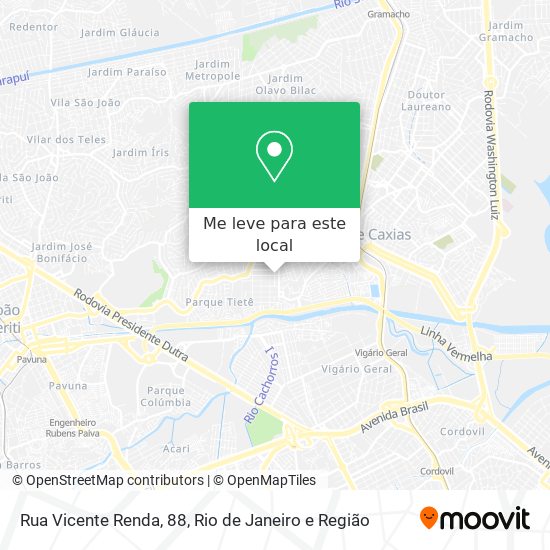 Rua Vicente Renda, 88 mapa