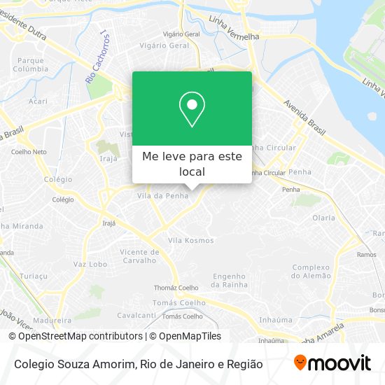 Colegio Souza Amorim mapa