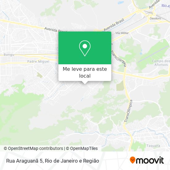 Rua Araguanã 5 mapa