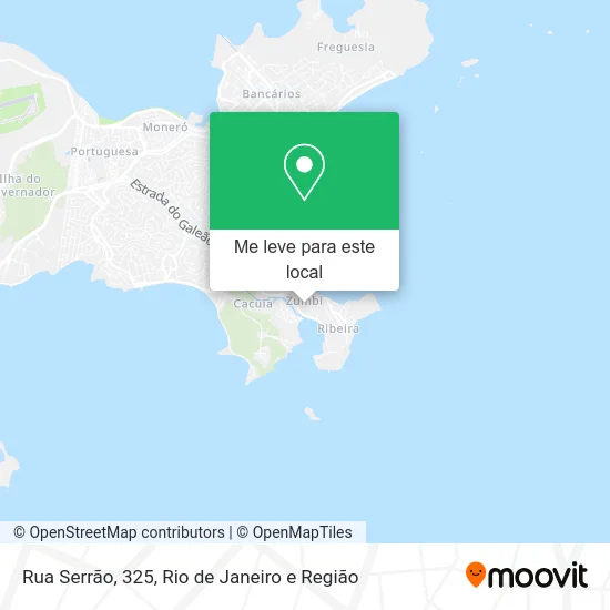 Rua Serrão, 325 mapa