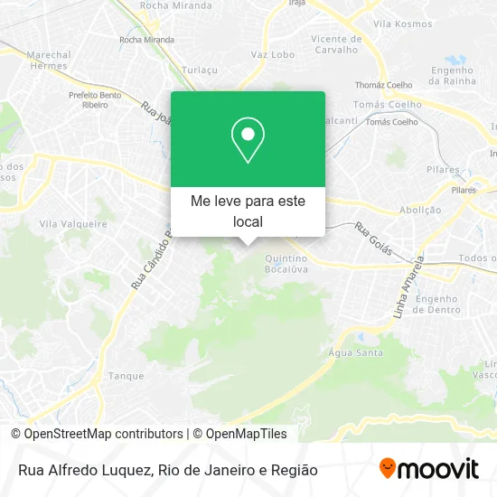 Rua Alfredo Luquez mapa
