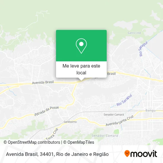 Avenida Brasil, 34401 mapa