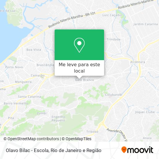 Olavo Bilac - Escola mapa