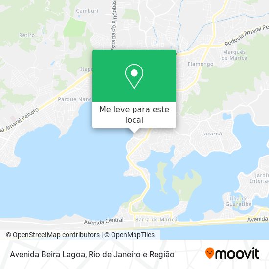 Avenida Beira Lagoa mapa