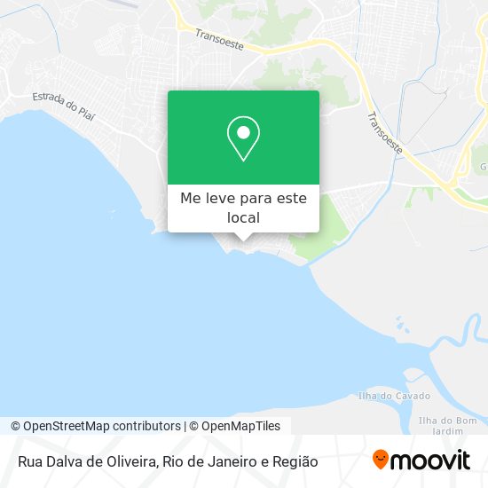 Rua Dalva de Oliveira mapa