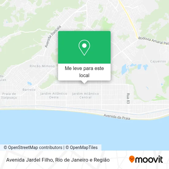 Avenida Jardel Filho mapa