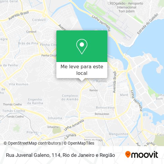 Rua Juvenal Galeno, 114 mapa