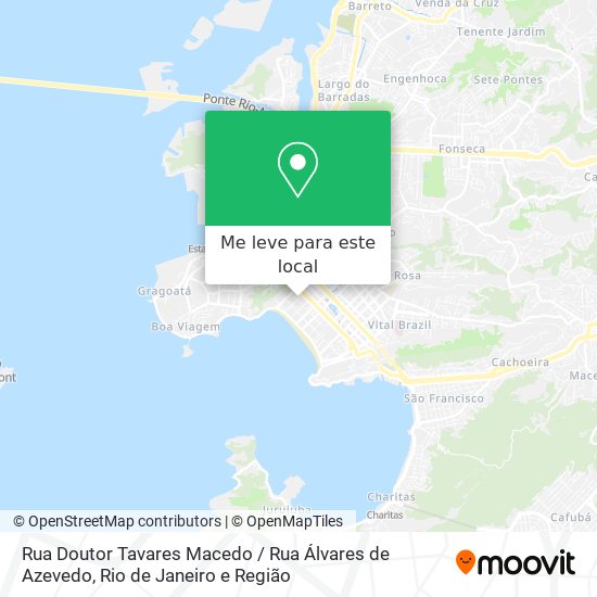 Rua Doutor Tavares Macedo / Rua Álvares de Azevedo mapa