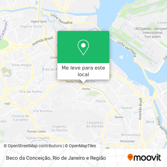 Beco da Conceição mapa