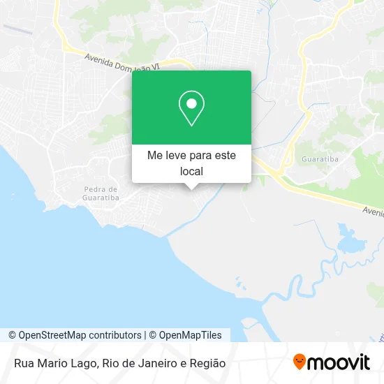 Rua Mario Lago mapa