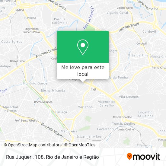 Rua Juqueri, 108 mapa